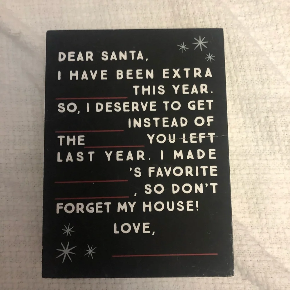 Adorable little Santa sign 🎄